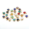 Stainless Steel Birthstone Pendant Vacuum Plated Jewelry Accessories
