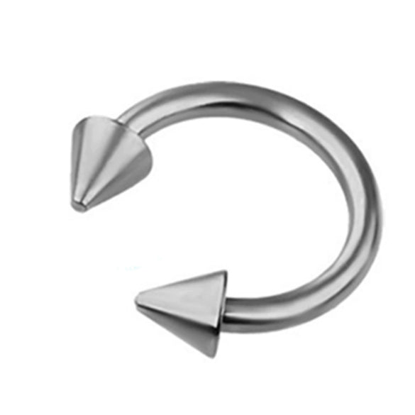 Stainless Steel Body Piercing Jewelry Cshaped Electroplated Unisex