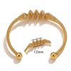 Stainless Steel Bohemian Adjustable Female Woven Bracelet With Electroplating