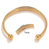 Stainless Steel Bohemian Adjustable Female Woven Bracelet With Electroplating
