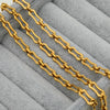 Stainless Steel Bone Pattern Diy Punk Chain Necklace And Bracelet Jewelry Accessories With Electroplating