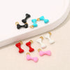 Stainless Steel Bone Shape Pendant Oil Dripping Craft Jewelry Diy Accessories