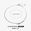 Stainless Steel Bow Clavicle Chain Retro Snake Bone Necklace For Ladies With Electroplating Treatment