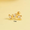 Stainless Steel Bow Earrings For Women Electroplated Geometric Design
