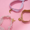 Stainless Steel Bow Patterned Bracelet Electroplated Hand Jewelry For Women Sweet Style