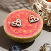 Stainless Steel Bow Shaped Electroplated Women's Earrings
