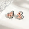 Stainless Steel Bow Shaped Electroplated Women's Earrings