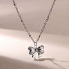 Stainless Steel Bow Tie Necklace Jewelry