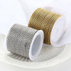 Stainless Steel Box Chain Vacuum Plated Real Gold Color Retention Diy Necklace Sweater Chain Bracelet