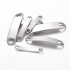 Stainless Steel Bracelet Connector Arc Curved Plate Pendant Jewelry Accessories Electroplated