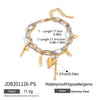 Stainless Steel Bracelet Electroplating Heart Geometric Women's Jewelry