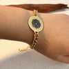 Stainless Steel Bracelet Geometric Heart Shape Electroplating Jewelry