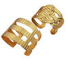 Stainless Steel Bracelet Vacuum Plating Retro Geometric Light Luxury Design Titanium Steel Jewelry For Women