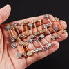 Stainless Steel Breast Ring With Butterfly Color Diamond Bag Drill Pattern Polishing Welding Process Unisex Style