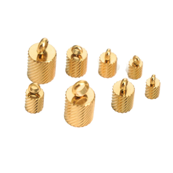 Stainless Steel Bucket Chain Rope Connection Buckle Vacuum Plated Handmade Jewelry Accessories