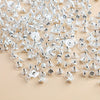 Stainless Steel Bullet Flying Saucer Earrings Earplugs Ear Needle Caps Electroplated Diy Jewelry Accessories