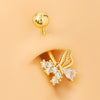 Stainless Steel Butterfly Navel Ring 18K Real Gold Plated Body Piercing Jewelry Accessories For Women