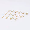 Stainless Steel Butterfly Nose Stud And Ring With Sun Lightning Five Star Shapes Electroplated Piercing Nose Jewelry