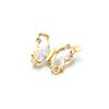Stainless Steel Butterfly Pendant Jewelry Accessories With Dripping Oil Treatment