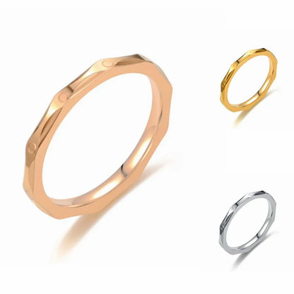 Wholesale Jewelry Rhombus Stainless Steel 18K Gold Plated