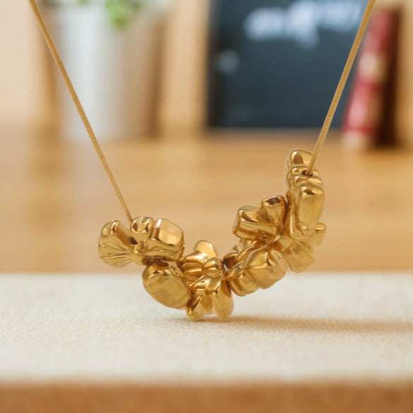 Stainless Steel Casting Bow Jewelry With Hirback Pattern And Electroplating Treatment Suitable For Earrings Hairpin Necklace Making