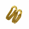 Stainless Steel Casual Curved Chain Long Tassel C Shaped Electroplated Women's Earrings