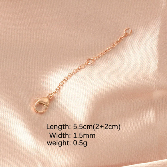 Stainless Steel Chain Jewelry Accessories With Lobster Buckle And Electroplating Process