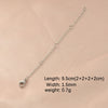Stainless Steel Chain Jewelry Accessories With Lobster Buckle And Electroplating Process