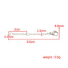 Stainless Steel Chain Jewelry Accessories With Lobster Buckle And Electroplating Process