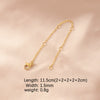 Stainless Steel Chain Jewelry Accessories With Lobster Buckle And Electroplating Process