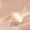 Stainless Steel Chain Jewelry Accessories With Lobster Buckle And Electroplating Process