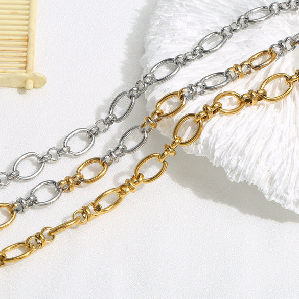 Stainless Steel Chain Jewelry Electroplated Diy Necklace Bracelet Accessories Handmade