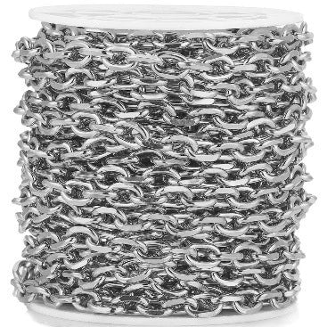 Stainless Steel Chain Jewelry Electroplated Vacuum Gold Color Necklace Bracelet Accessories
