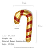 Stainless Steel Christmas Ornaments And Accessories Gold Plated Reindeer Stocking And Snowman Brooch For Women