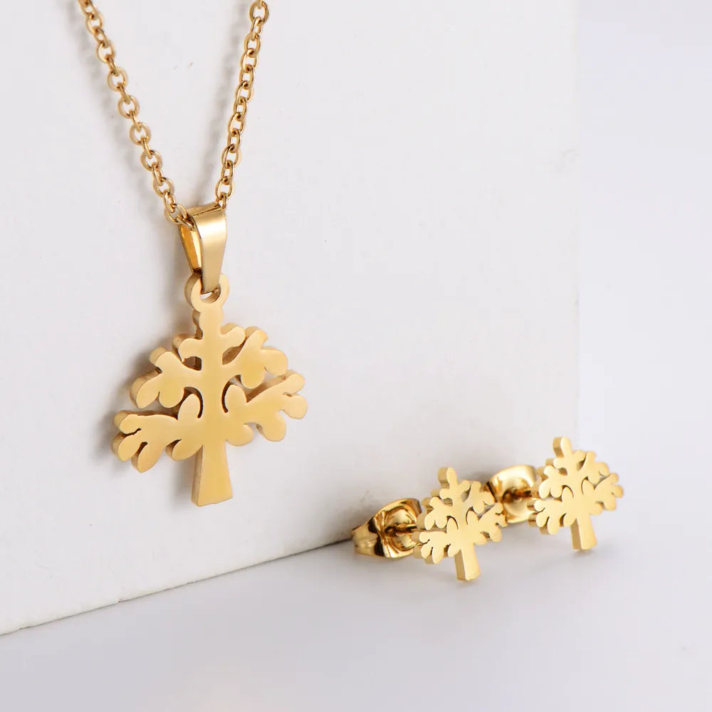 Stainless Steel 18K Gold Plated Korean Style Plating Crown