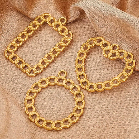 Stainless Steel Circle Nkshaped Handmade Electroplated Earrings Jewelry Accessories