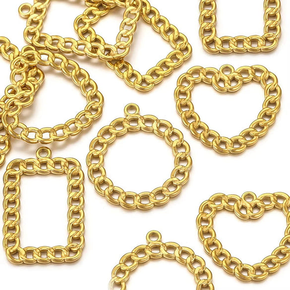 Stainless Steel Circle Nkshaped Handmade Electroplated Earrings Jewelry Accessories