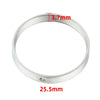 Stainless Steel Circular Ring Jewelry Handmade Diy Material With Mirror Polished Treatment For Men And Women