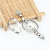 Stainless Steel Circular Ring Jewelry Handmade Diy Material With Mirror Polished Treatment For Men And Women