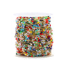 Stainless Steel Colorful Woven Flower Handmade Electroplated Chain For Diy Jewelry Necklace And Bracelet