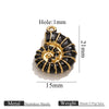 Stainless Steel Conch Multishape Jewelry Pendant Necklace Earrings Accessories With 18K Electroplating