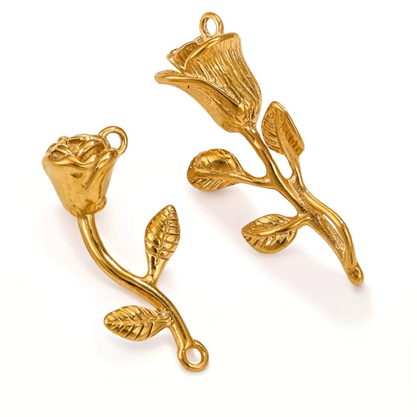 Stainless Steel Conch Pattern Vacuum Plated 18K Gold Color Fashion Pendant