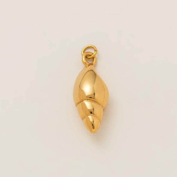 Stainless Steel Conch Turtle Necklace Pendant Furnace Vacuum Plated 18K Gold Color Preservation Summer Beach Style