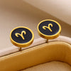 Stainless Steel Constellation Electroplated Minimalist Unisex Earrings