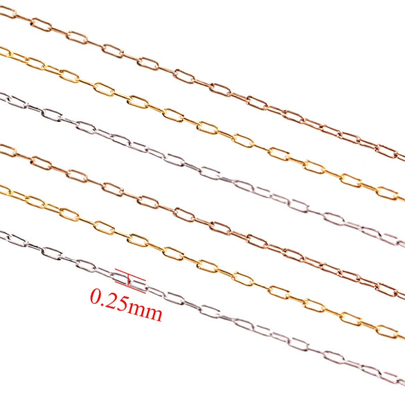 Stainless Steel Cross Bead Electroplating Jewelry Accessories Necklace