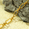 Stainless Steel Cross Buckle Bracelet Vacuum Plated 18K Gold Fashion Jewelry