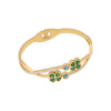 Stainless Steel Cross Flower Diamond Bracelet
