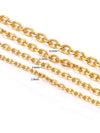 Stainless Steel Cross Geometric Style Electroplated Chain For Fashion Jewelry Accessories