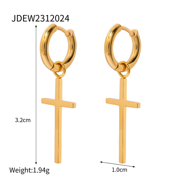 Stainless Steel Cross Hand Jewelry With Electroplating Design For Women