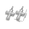 Stainless Steel Cross Jewelry Pendant Handmade With 18K Gold Vacuum Plating For Necklace Bracelet Clavicle Chain